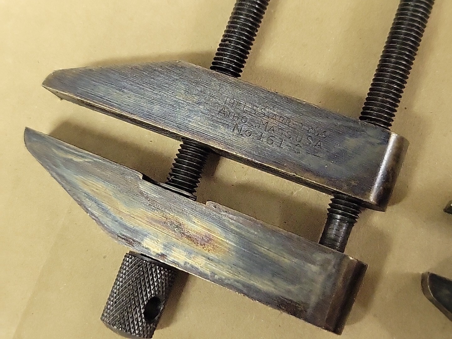 L.S. Starrett Pair 161C Toolmakers Parallel Clamps (2) NOS