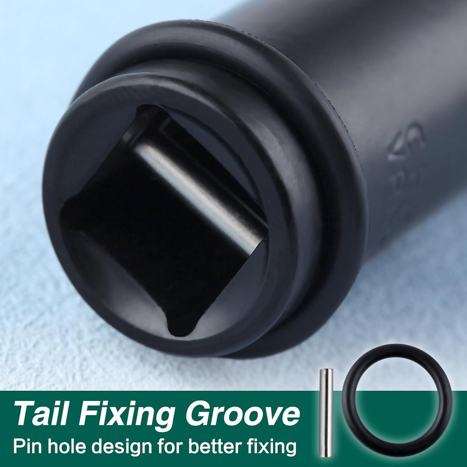 10pcs Metric Deep Impact Socket 1/2″ Drive 10mm-24mm 6 Point Sockets kit w/ case