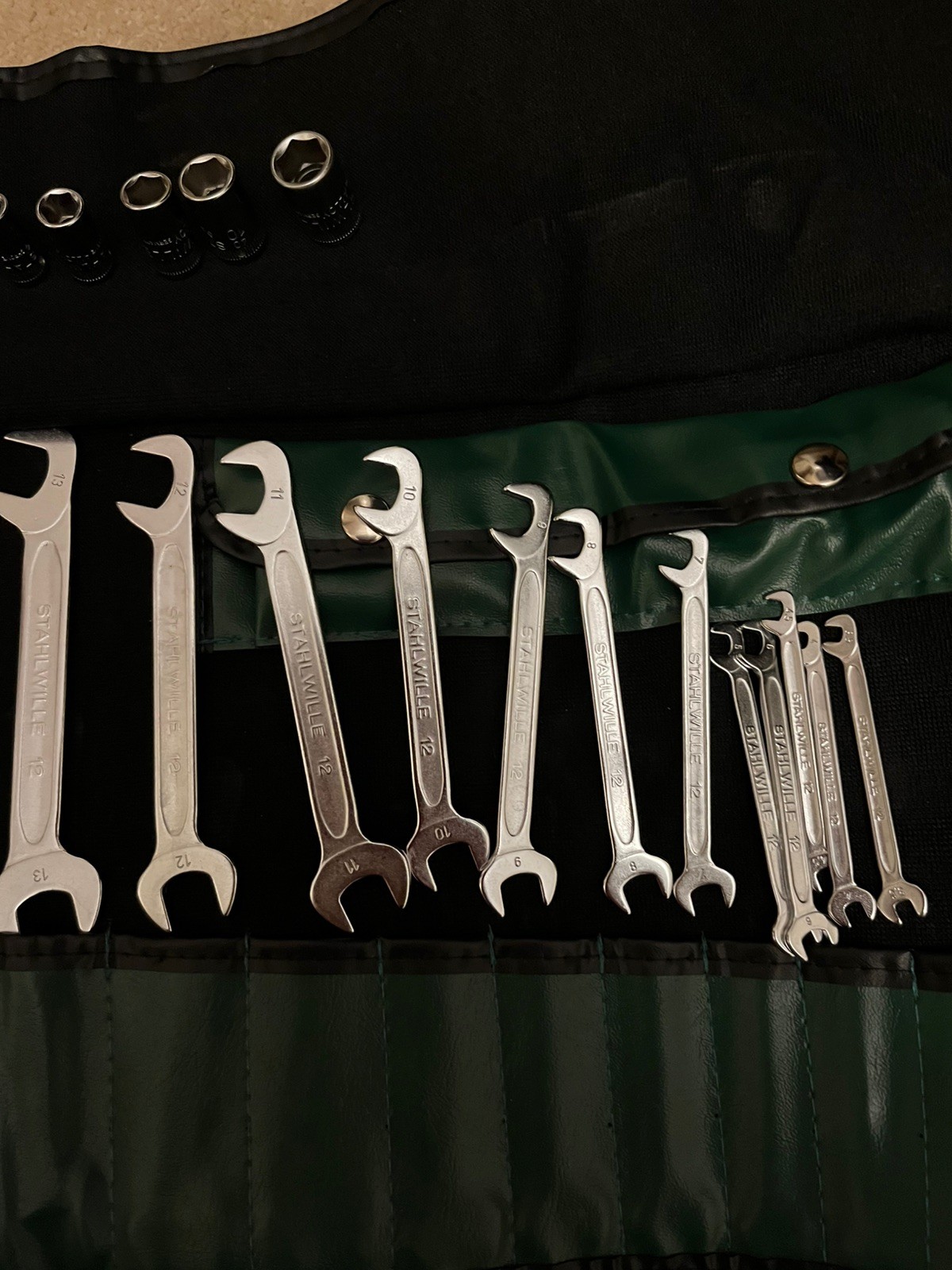 Stahlwille (Germany) small tool kit in roll