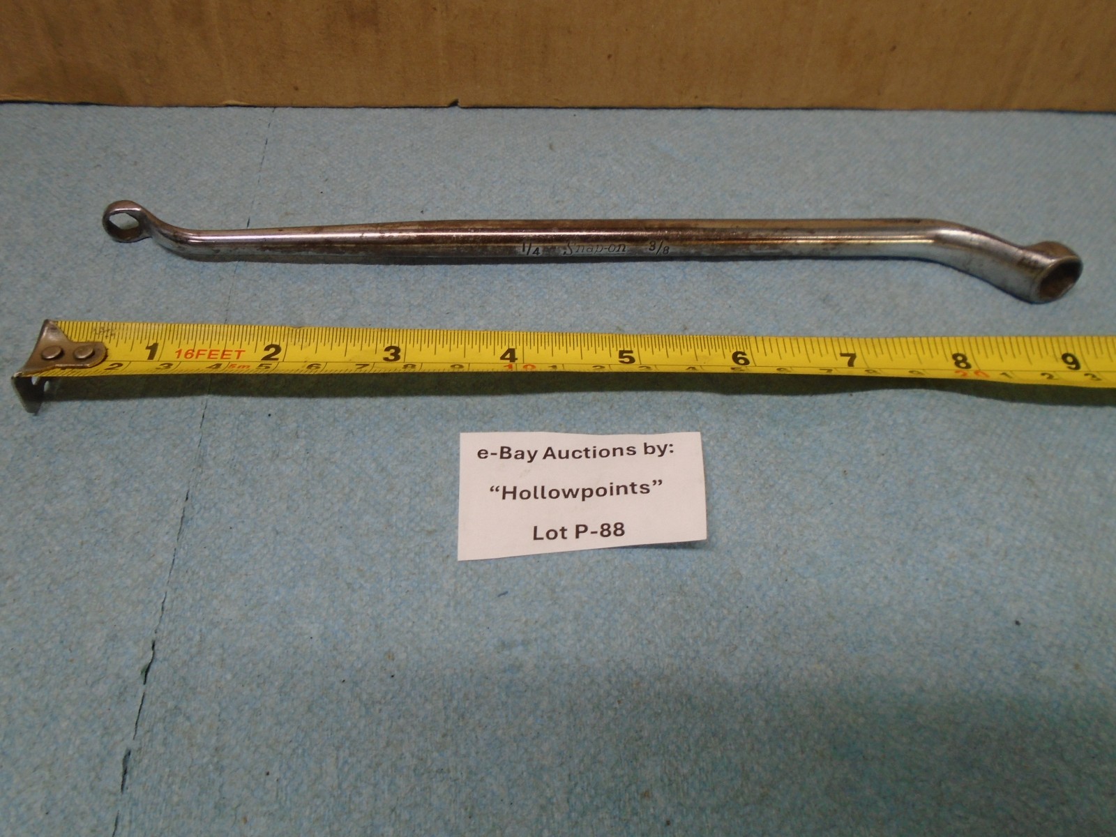 Snap-On vintage B-1458 Brake Bleeder Wrench 1/4″ x 3/8″ Snap On Date 1956 P88