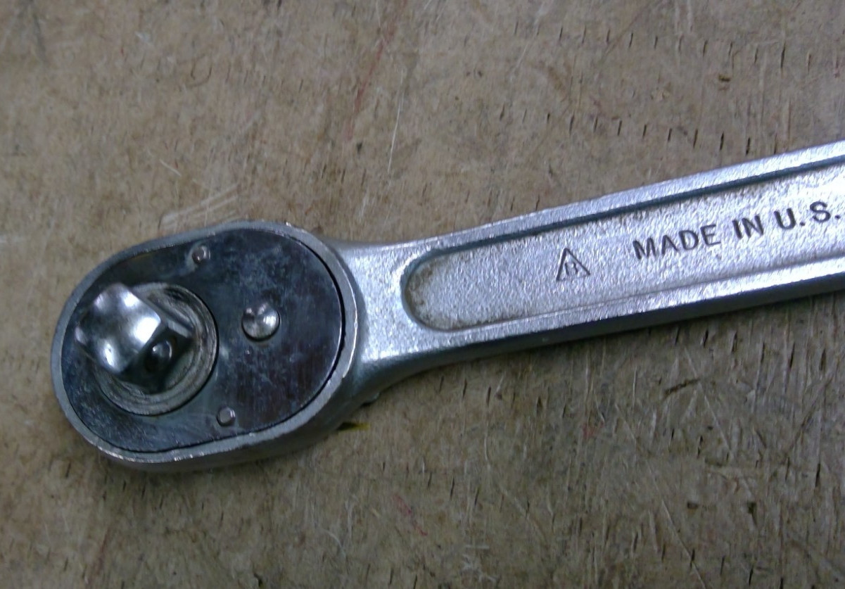 BILLINGS TOOLS, 1/2″ DRIVE RATCHET, #S- 1410 Vintage USA Great Condition