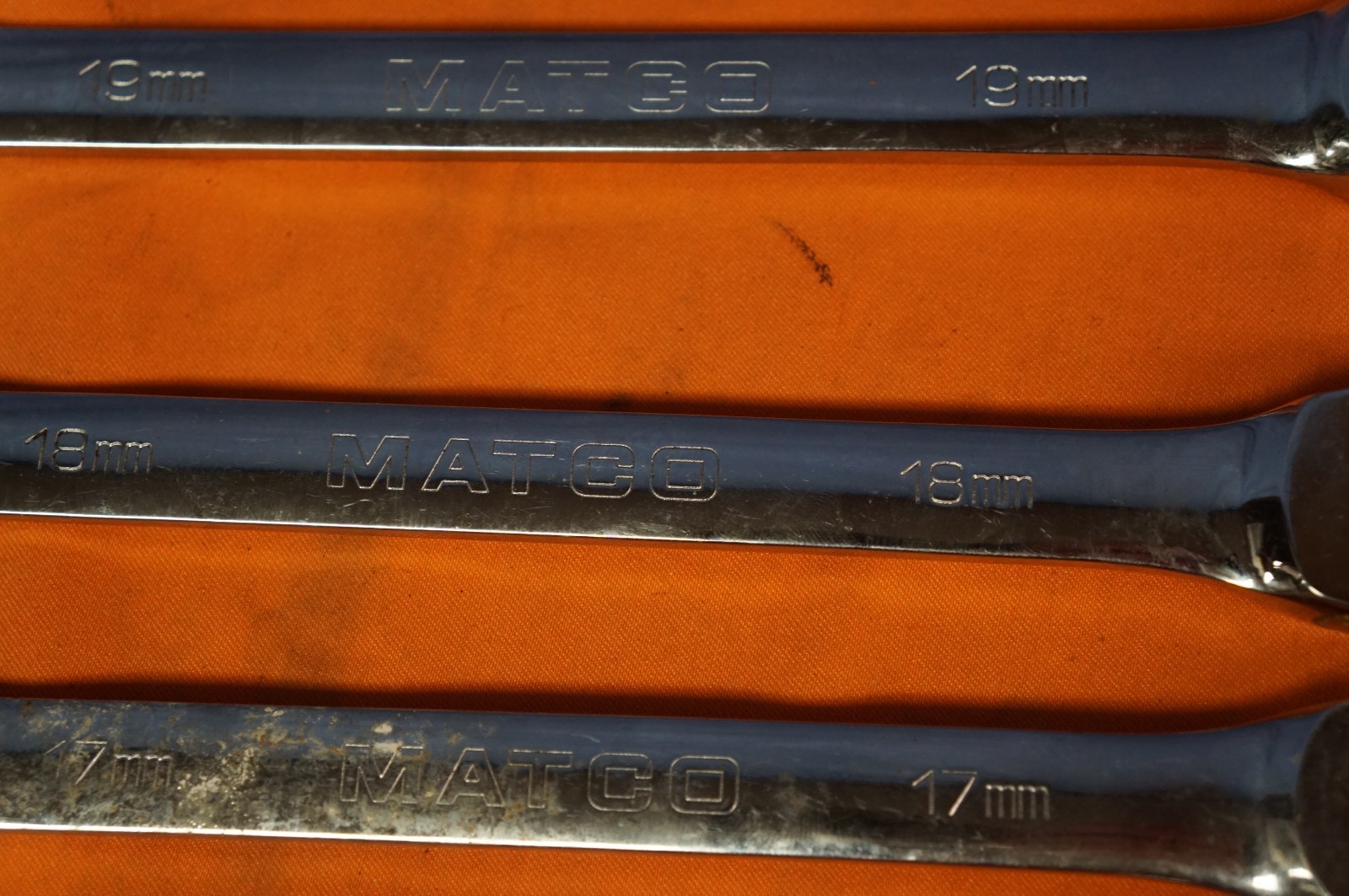 Matco Tools 7GRC19M2 Combination Wrench 10PC 8MM 9MM 11-12MM 14-19MM