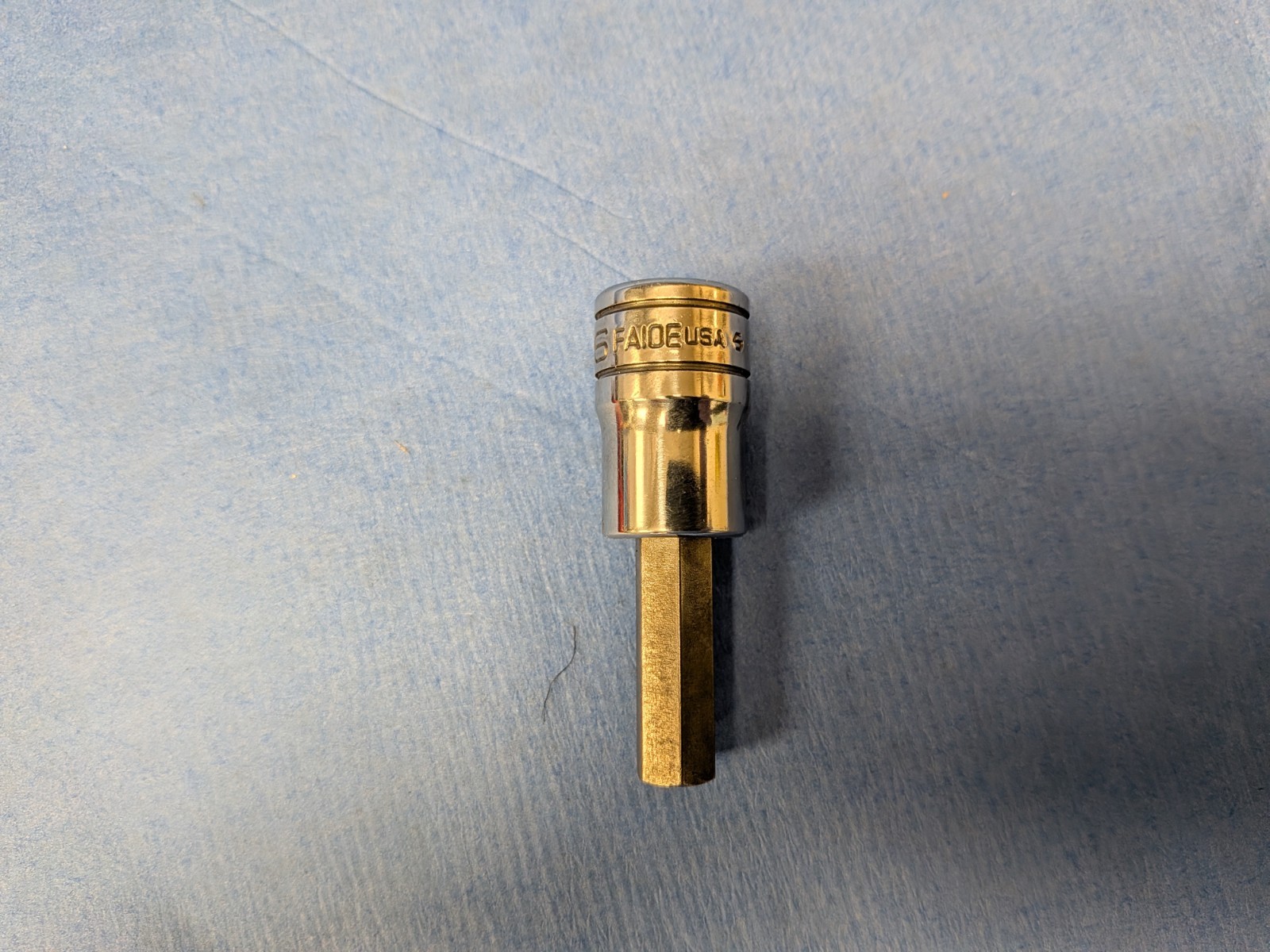 Snap-on Tools 3/8″ Drive Hex Bit Socket Set-6 SAE Sockets-Magnetic Holder, Used.