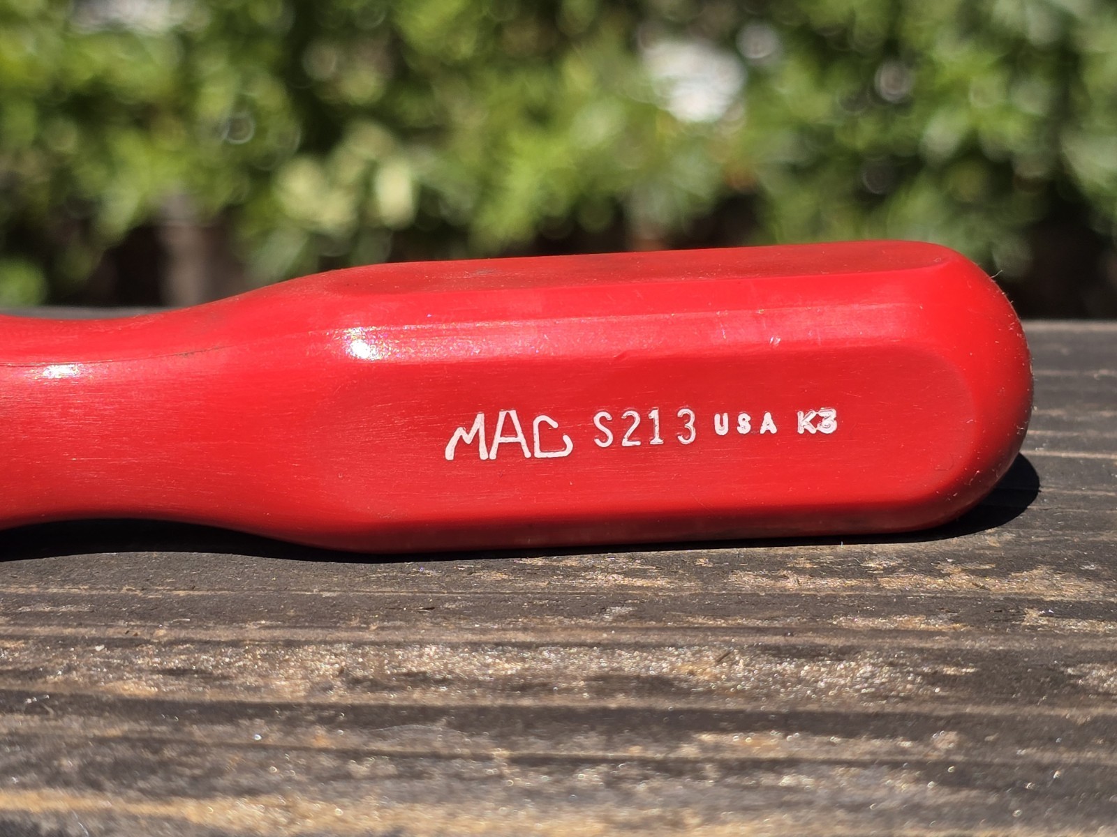 MAC S213 Hex Driver .328″ GM Door Panel Emblems Etc. Red Handle USA