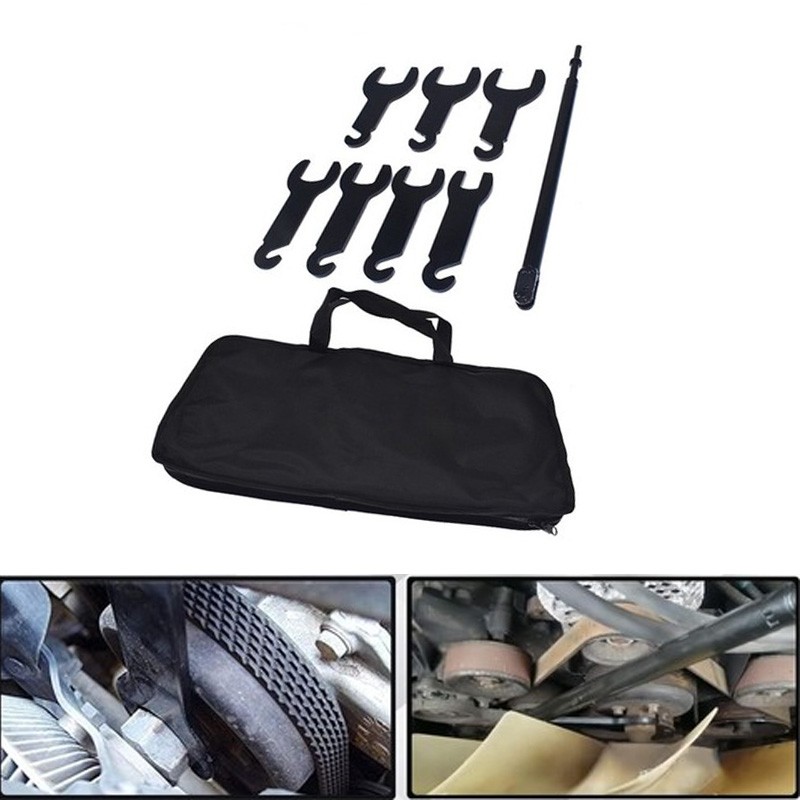 43300 For Ford/GM/Chrysler/Jeep Pneumatic Fan Clutch Wrench Removal Tool Kit