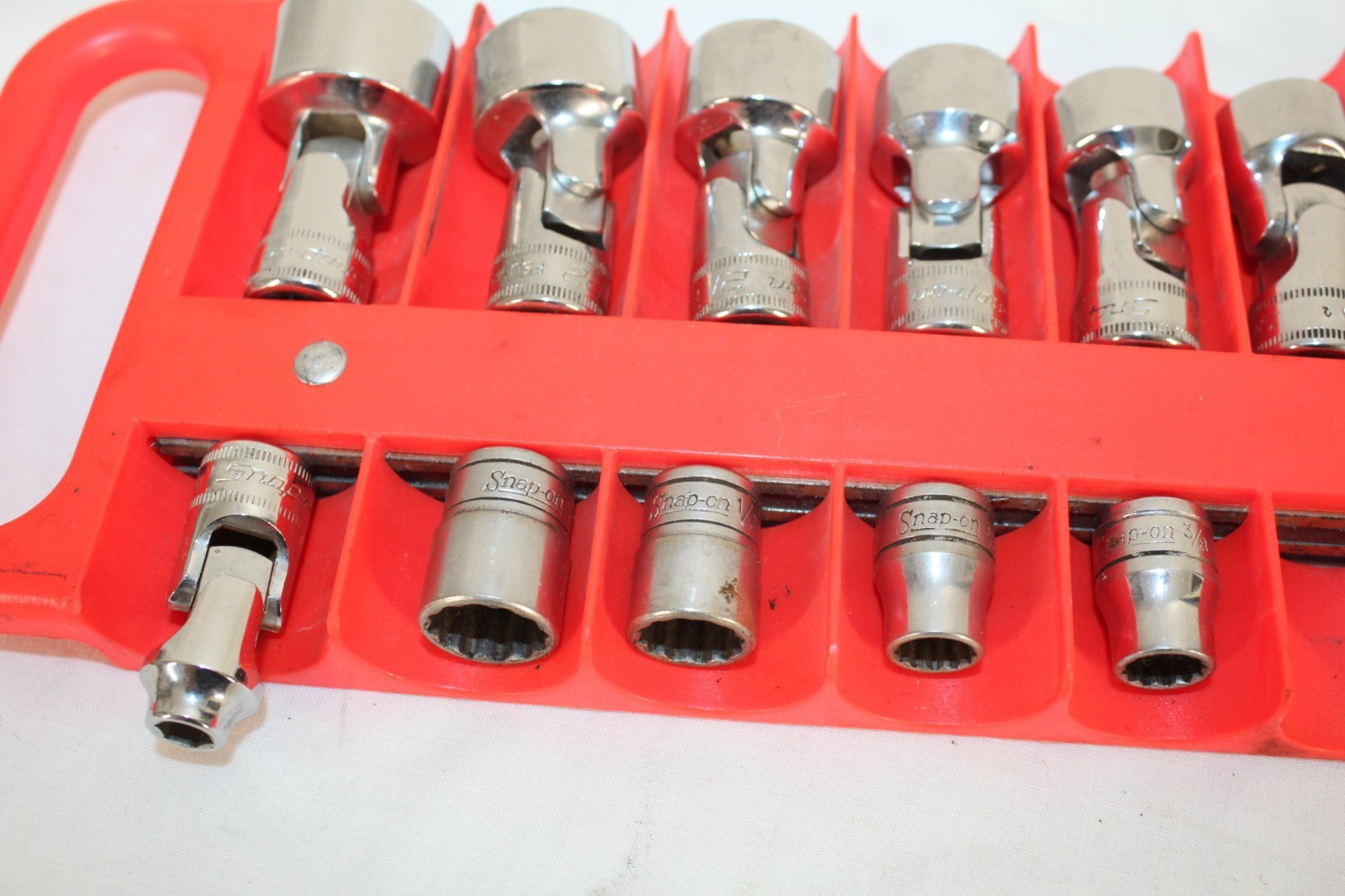 15 Snap-on Tools METRIC #7 thru #24 Swivel Socket Set, 3/8 drive, FSUM, + SAE