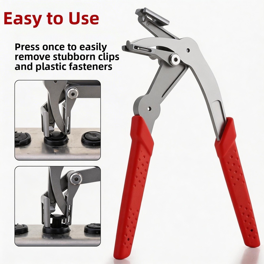 Stainless Steel Car Trim Clip Remover Tool for For plastic Rubber Fasteners