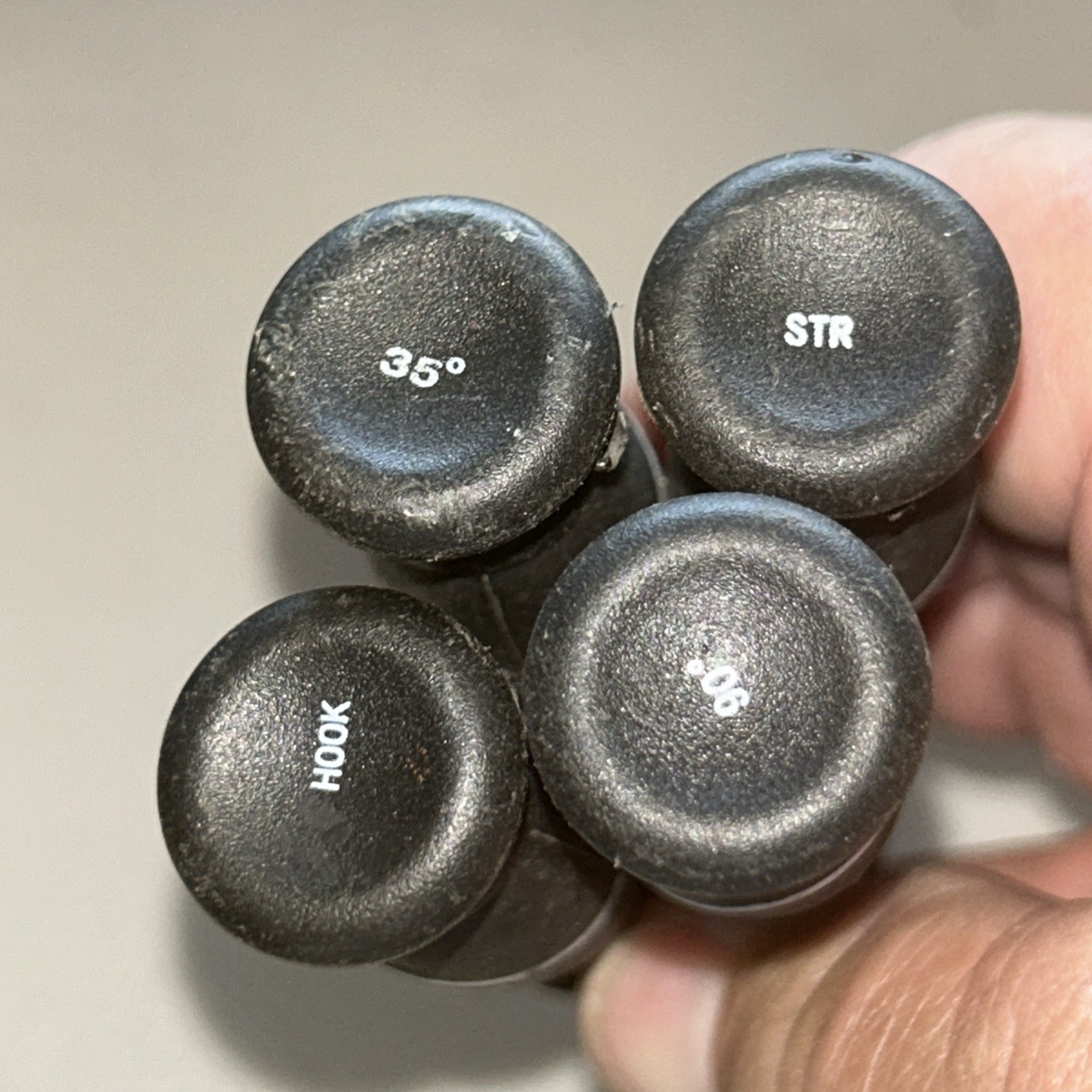 Husky Hook and Pick Set (4 Piece) Str, Hook, 90 Degree, 35 Degree