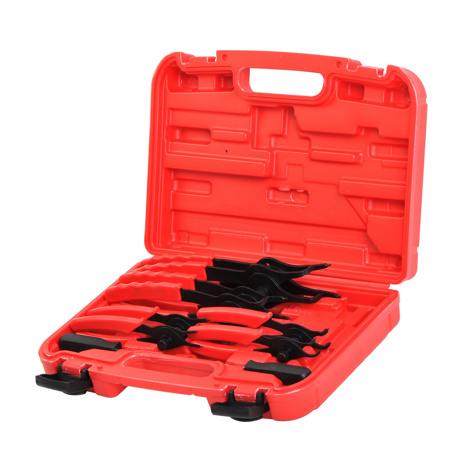 Snap Ring Pliers Set, .038″-.09in Straight & Bent Retaining Ring Pliers, 5″ Hook