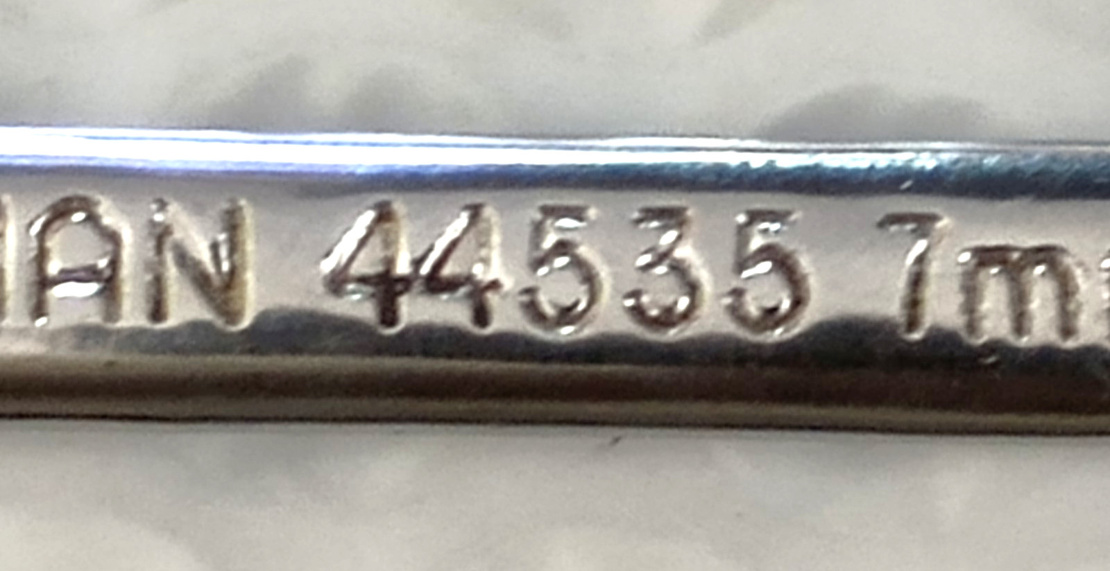 CRAFTSMAN TOOLS 44535, 6MM. OPEN-END/7MM. BOX COMBO WRENCH, 3.25″L. 12 PT *NOS*