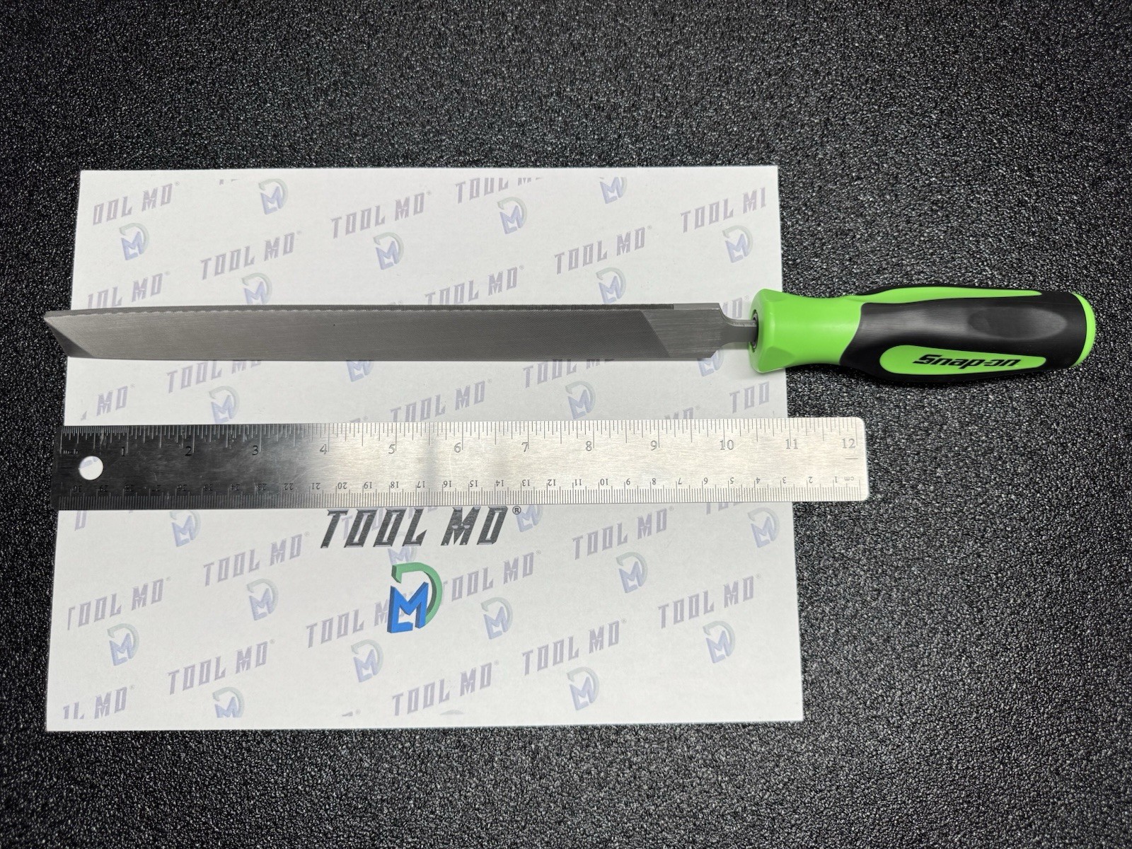 Snap-on Tools NEW GREEN Soft Grip Flat 10” Length Blade Mill File SGHF616B 10MA