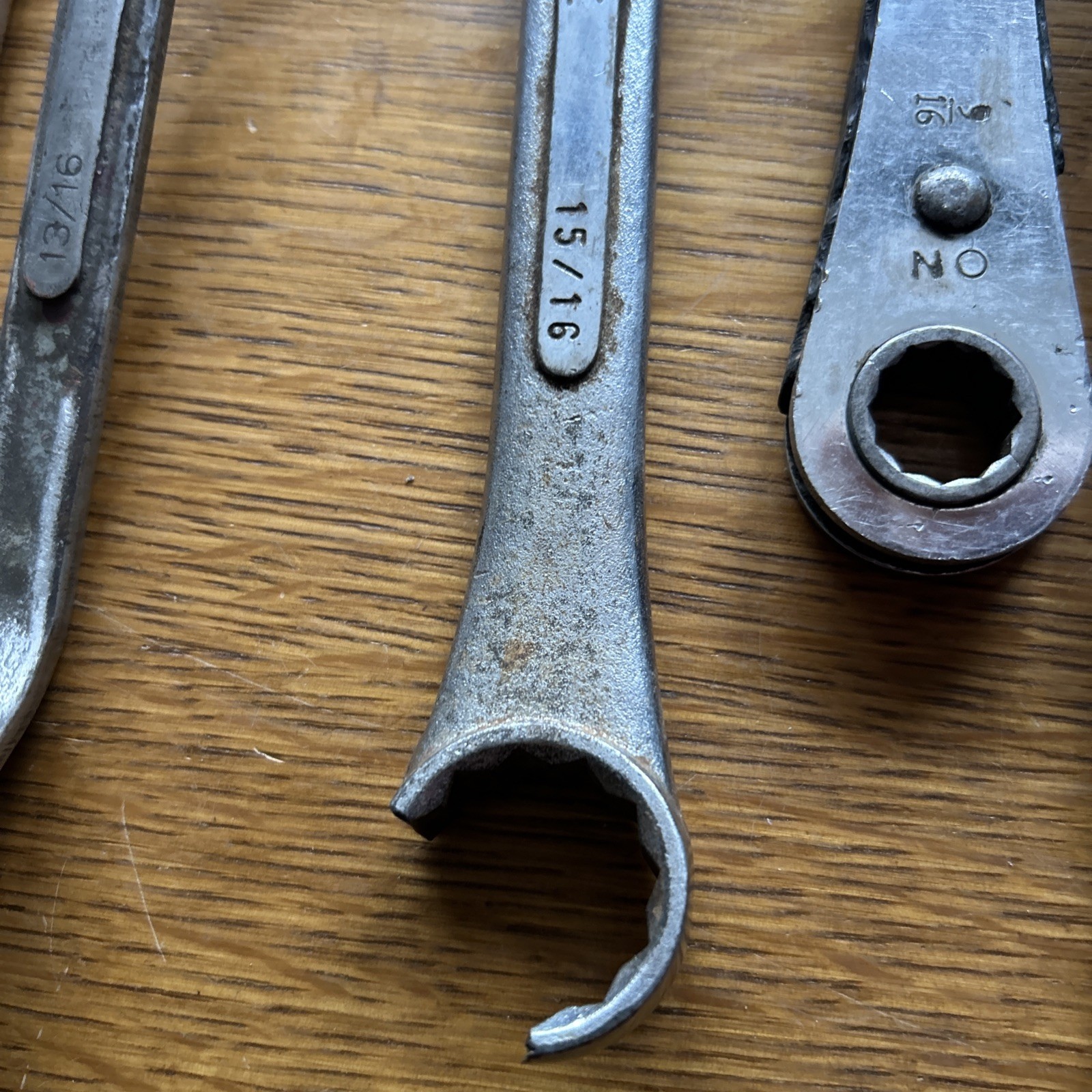 Lot Of 10 Various Sizes , Vintage S-K Wayne & Craftsman Wrenches
