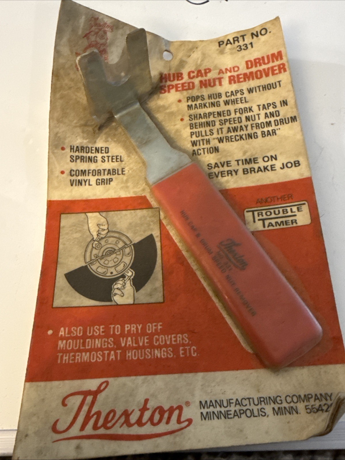 (1) Thexton 331 Hub Cap & Drum Speed Nut Remover. Brand New, Packaging Dirty
