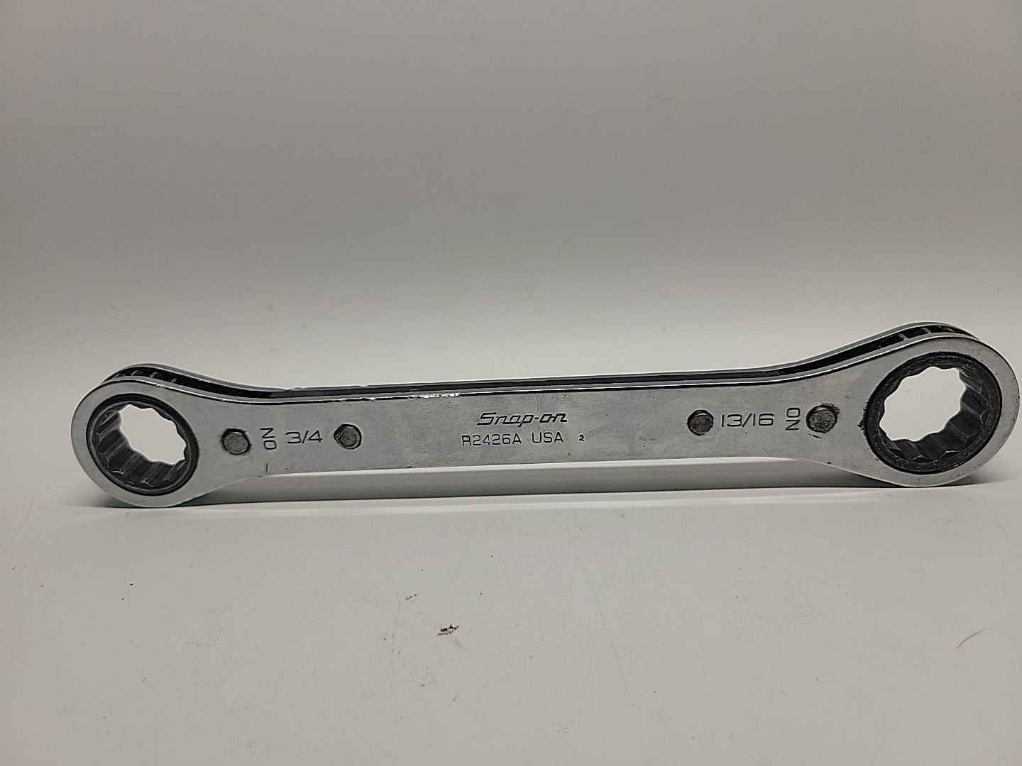 R-2426/A, 3/4″ X 13/16″ Box – End Ratcheting Wrench, 8.6″ Long, 12 Point.