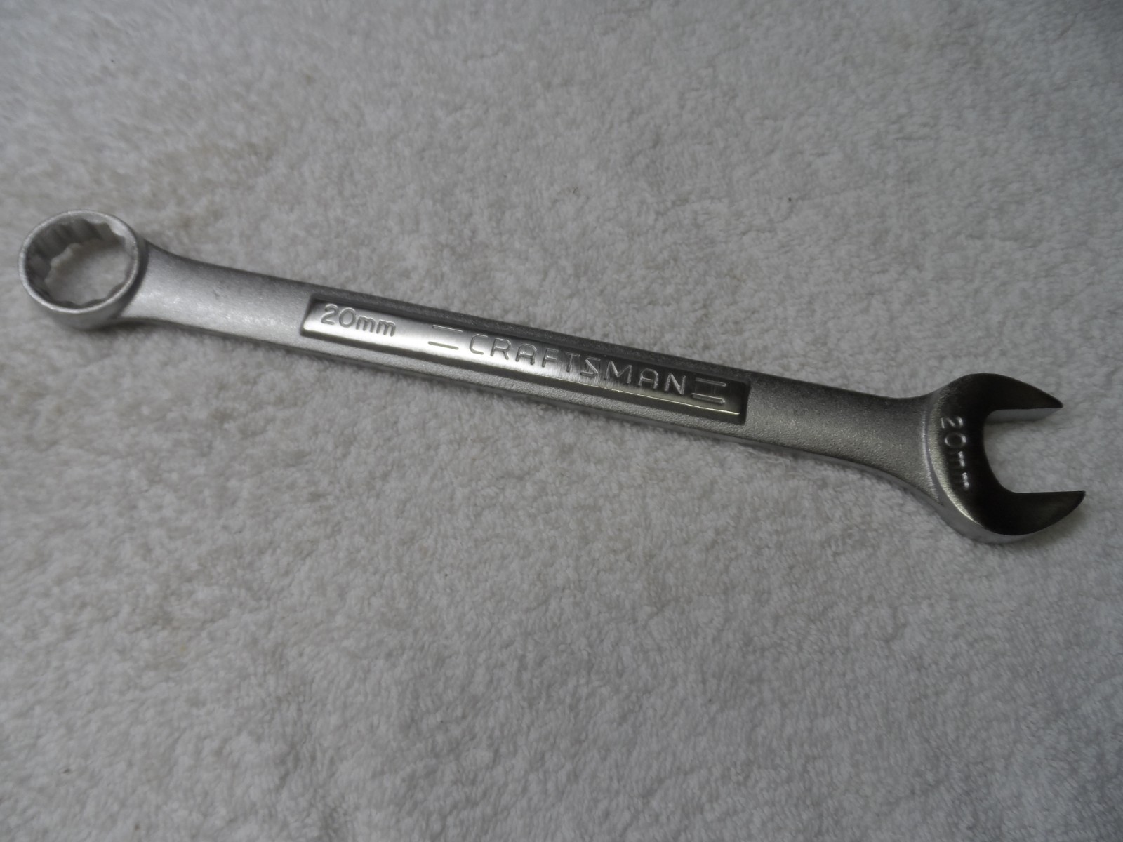 Craftsman Metric MM Combination Wrench, 12pt, 20mm – Part # 42937 A-AF