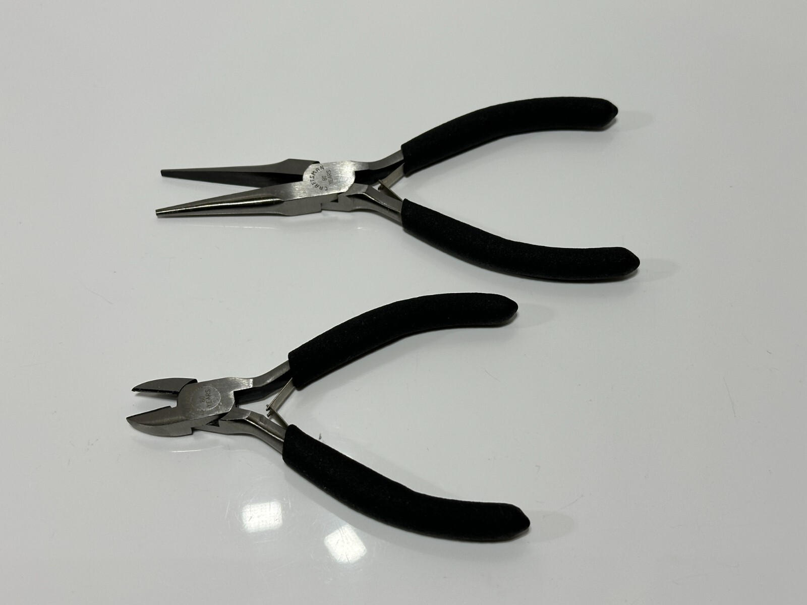 Craftsman (NEW NOS) 80 YEARS 2pc Pliers Set Lot, 45740 Needle & 45733 Cutter