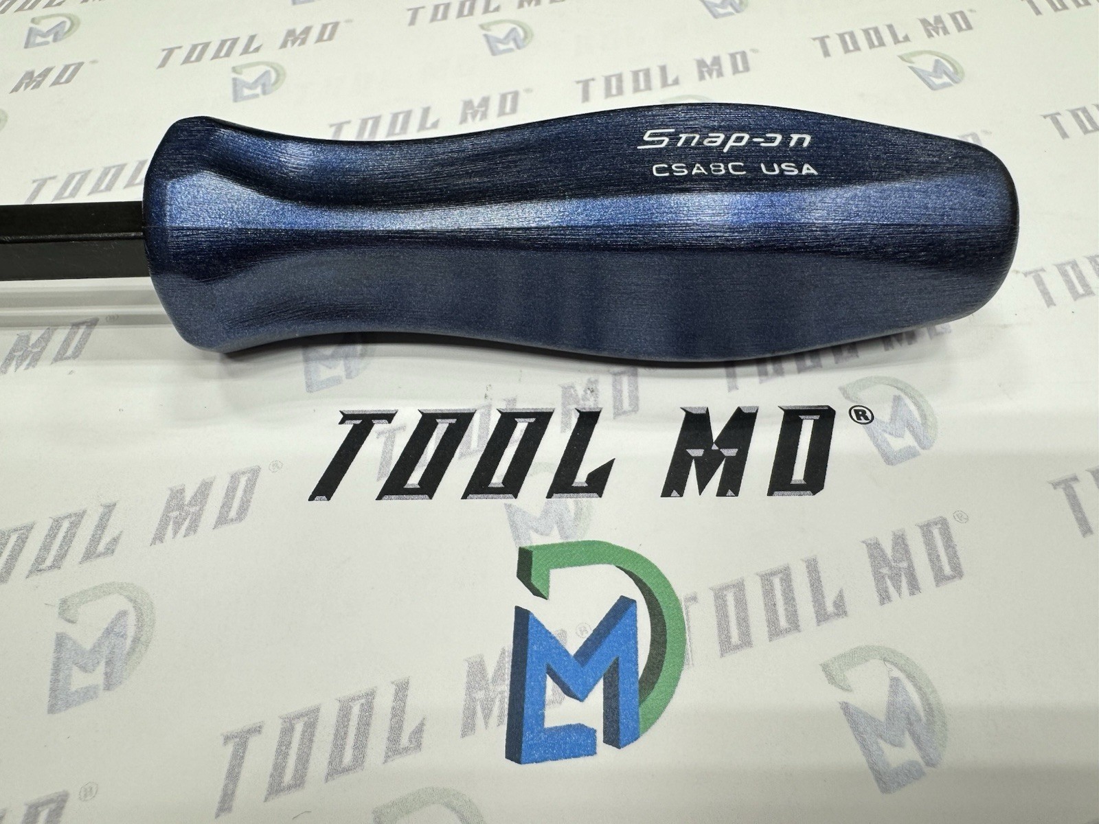 Snap-on Tools USA NEW METALLIC BLUE Hard Handle 8″ Rigid Carbon Scraper CSA8CMB