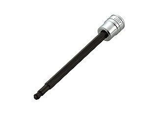 KTC BT2-1/4BPL, 1/4in Sq. Long Ball Point Hex. Bit Socket, 1/4in