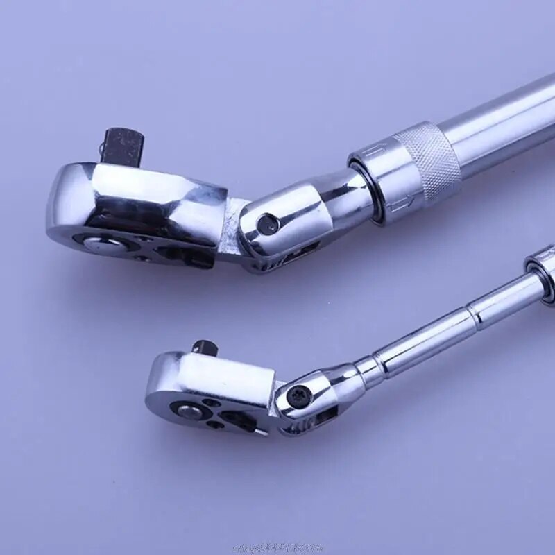 Flexible Head Carbon Ratchet Wrench Set – 1/4, 3/8, & 1/2-Inch Drives Extendable