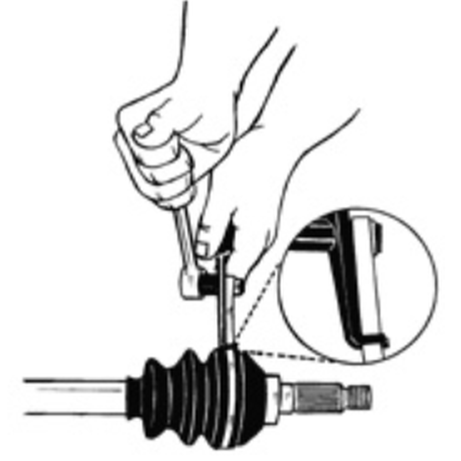 CV Joint Boot Clamp Banding Tightening Tool Lisle 30950