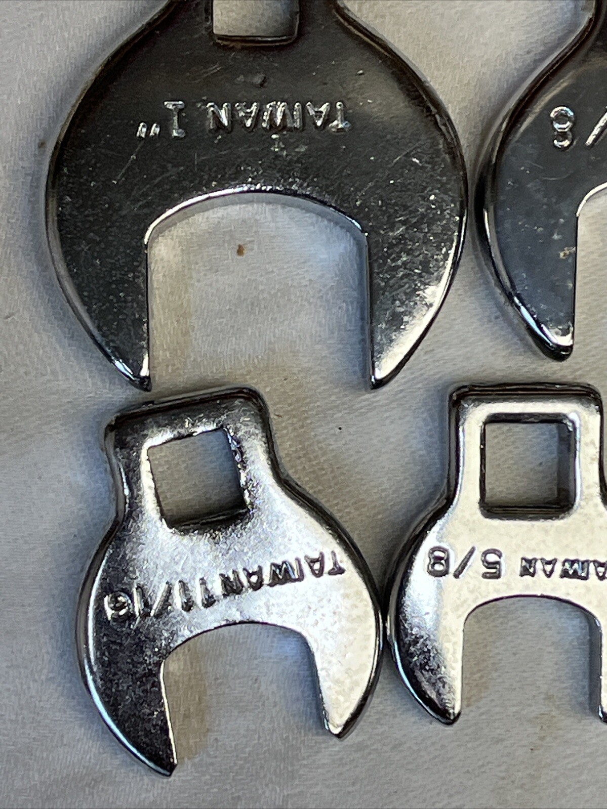 CROWS FOOT WRENCH SET 10 PC 3/8″ ~ SAE 3/8” – 1”