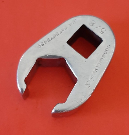 Snap-on 3/8″ Drive 5/8″ 6PT Point Chrome Flare Nut End Crowfoot Socket FRH200S