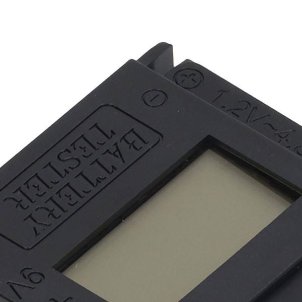 Lightweight Portable Battery Tester with LCD Screen for Various Battery Types