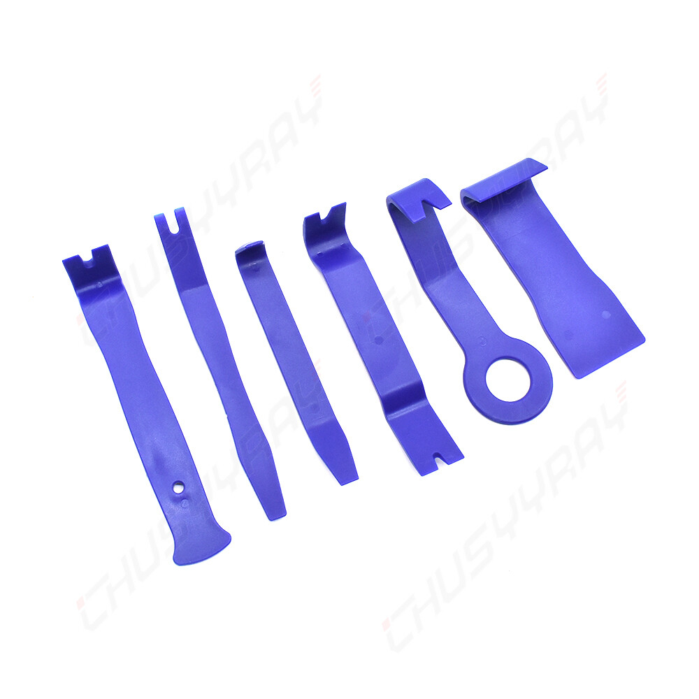 Plastic Trim Removal Pry Tool Set for Car Radio Panel Door Dash Clip Fasteners
