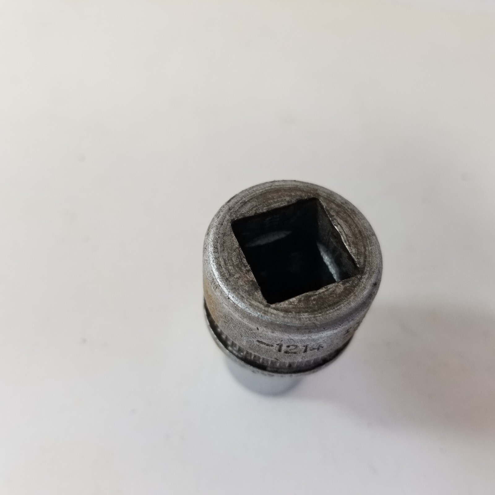 Indestro Super Chrome Socket 1214 7/16in. 12 pt. 1/2″ Drive USA 1950s