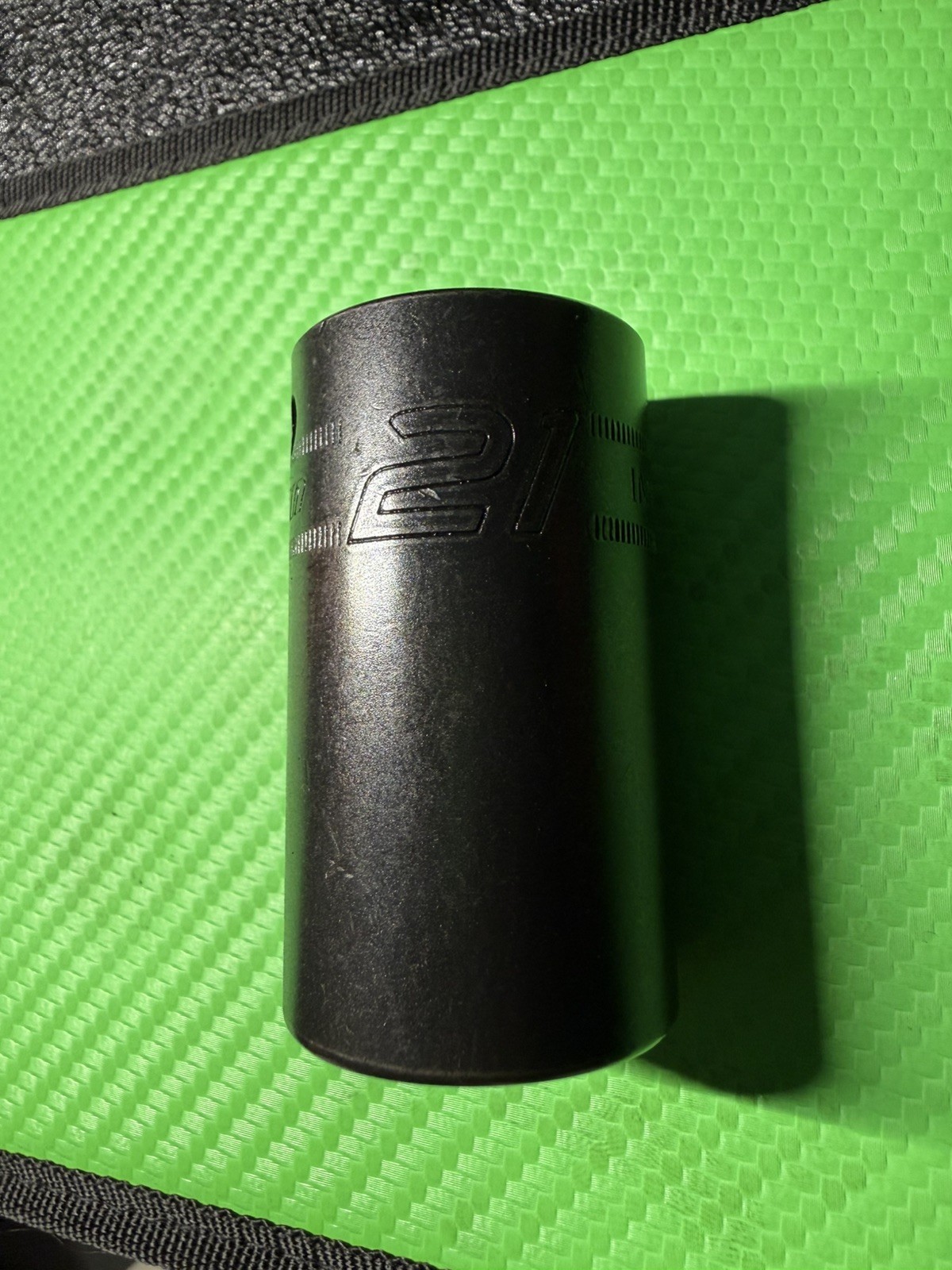 Snap-on Tools NEW 1/2″ Drive 6-POINT Metric 21mm SEMI-DEEP Impact Socket IMMS210