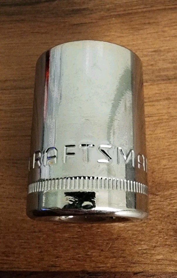 Craftsman 19mm Socket 12 Point 1/2″ Drive S-AF 44238