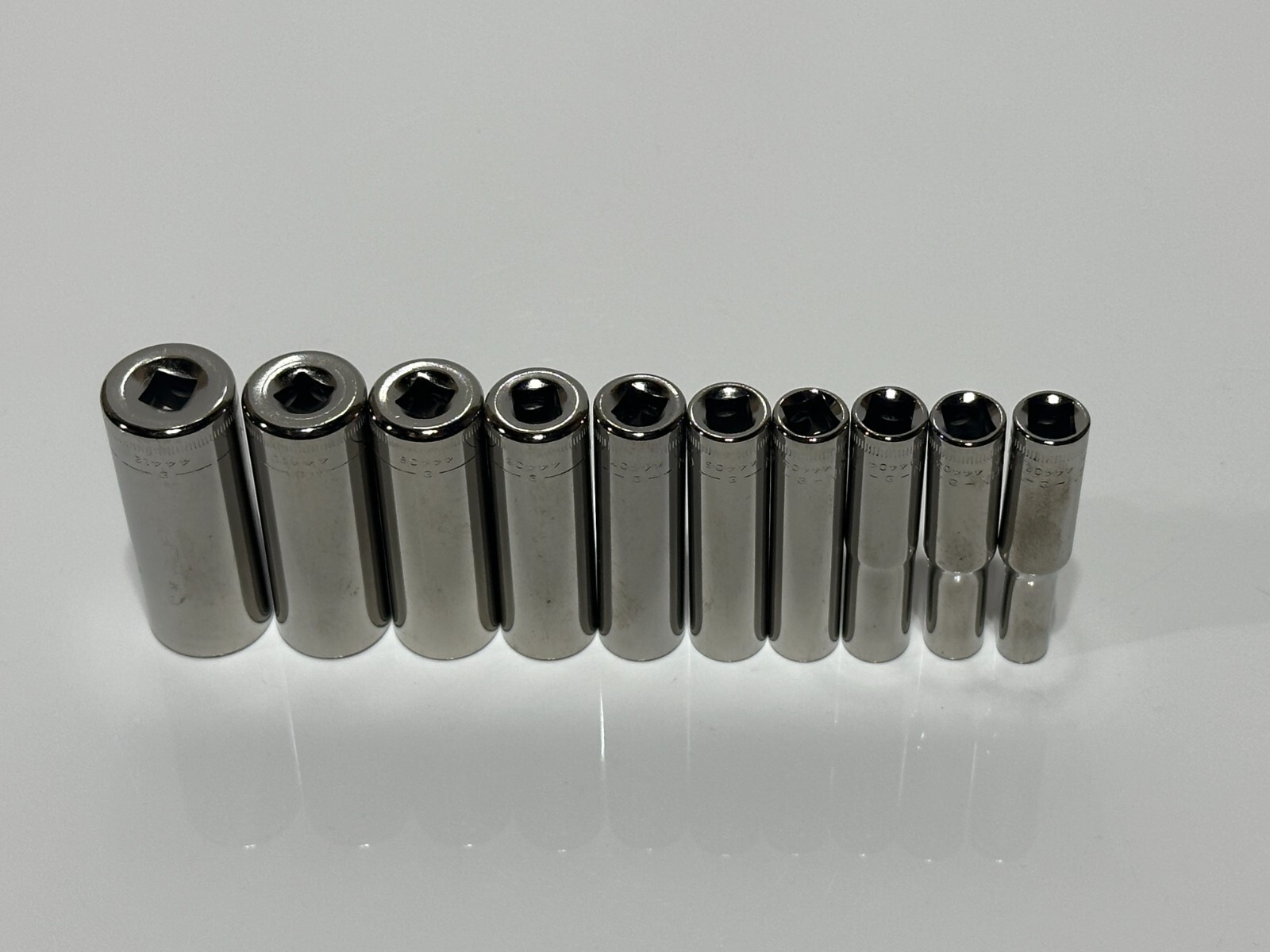 NEW Craftsman USA 10pc Metric 5mm-14mm Deep Socket Set – 1/4″ Drive – 6 Point