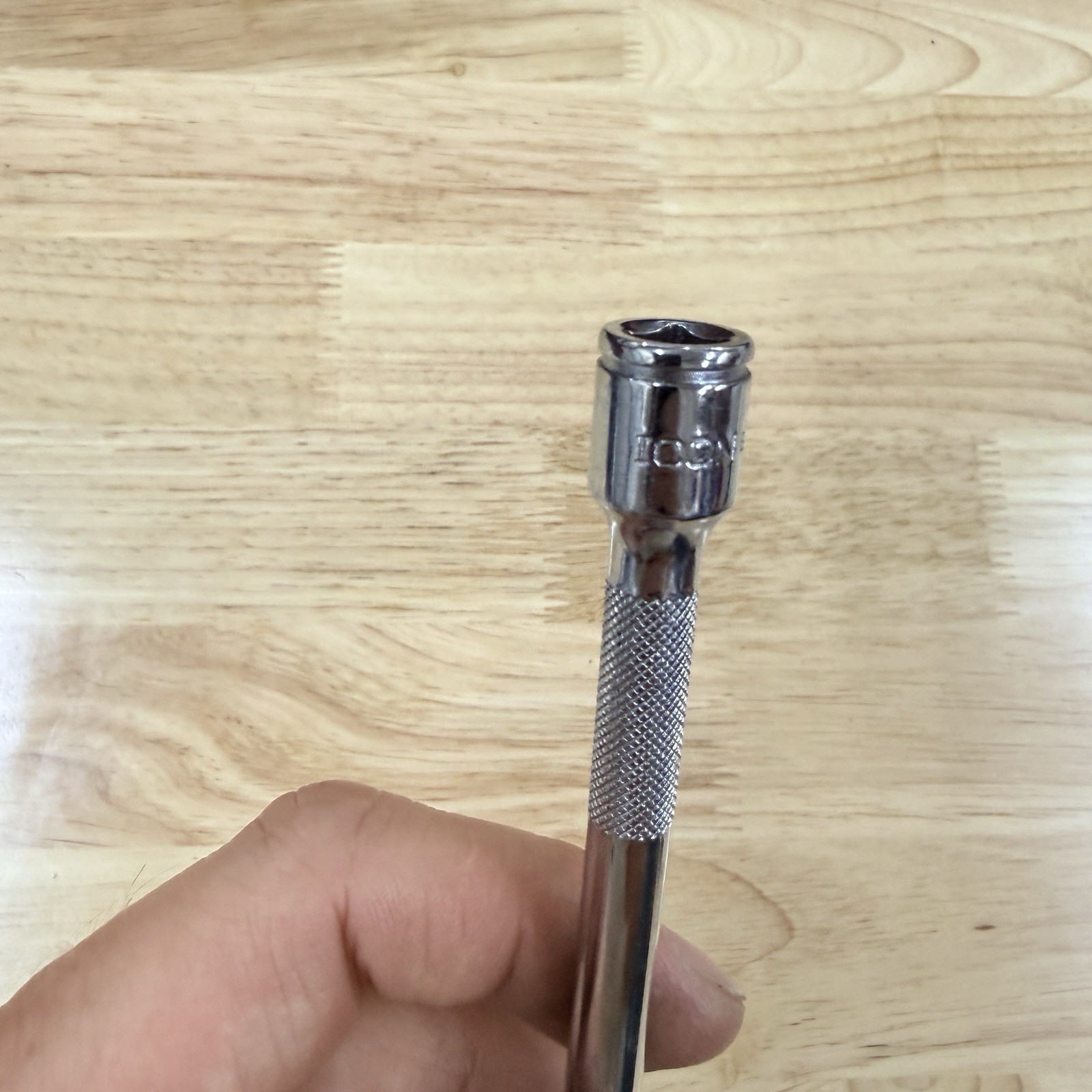 New ICON Professional 1/4” Drive 12” Long Chrome Extension E1L12