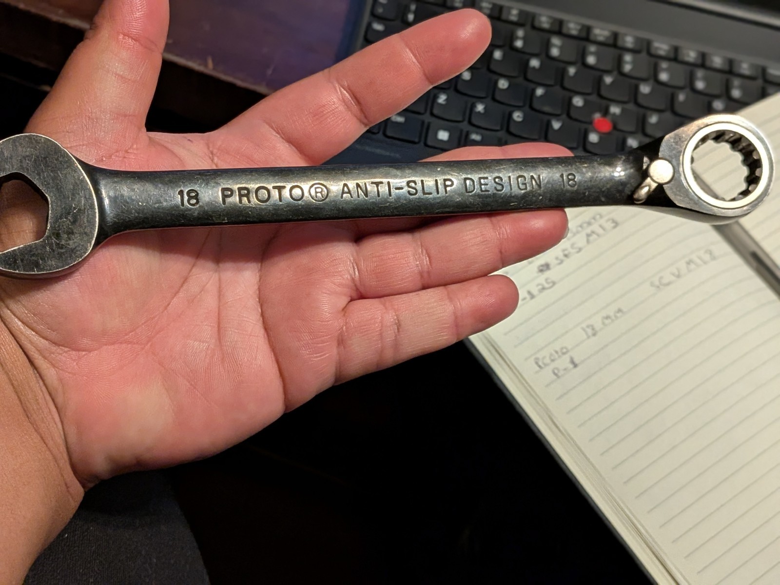 Proto 1218MH-T500 18mm Anti-Slip 12-Point Combination Wrench