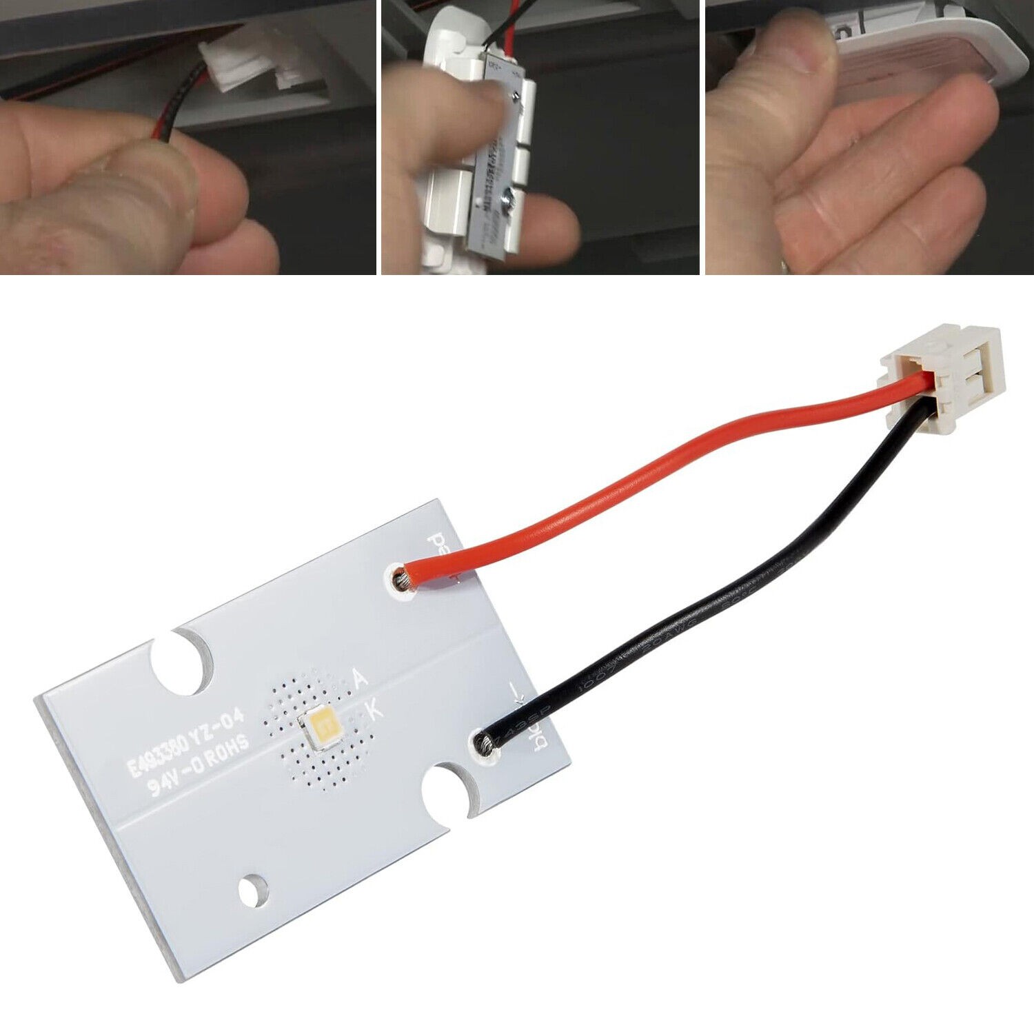 W10843353 Refrigerator LED Light Board Module For KitchenAid Maytag, Jenn-Air