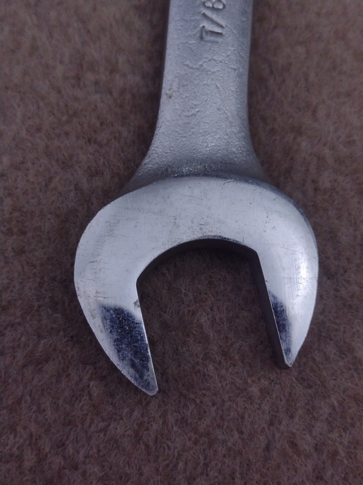 Vintage USA ProAmerica 7/8″ x 15/16″ Double Open End Wrench Chrome SAE Standard
