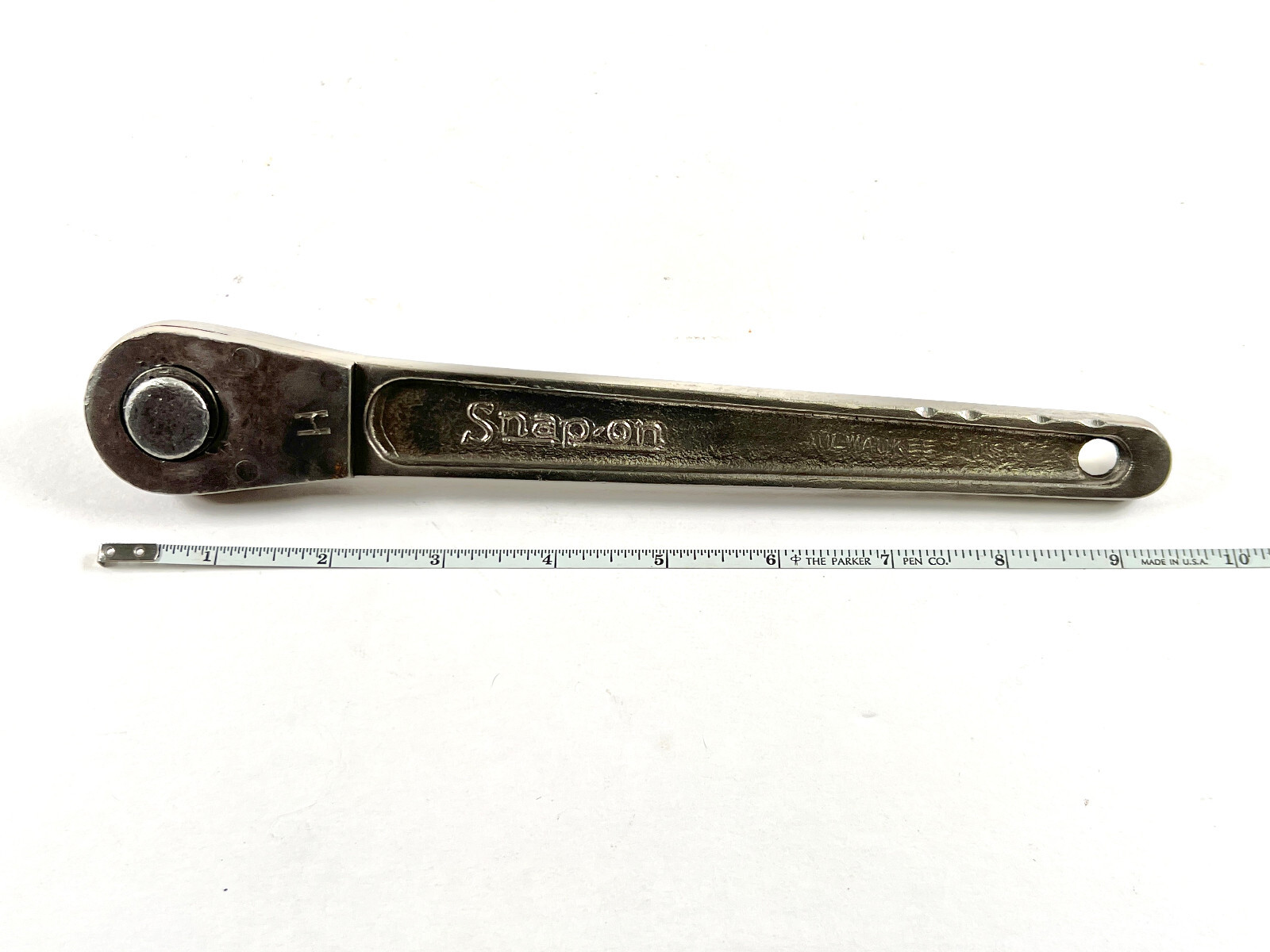 Snap On – 1/2″ Drive 2nd production Milwaukee Ratchet (Est. 1925-1926, No. 7)