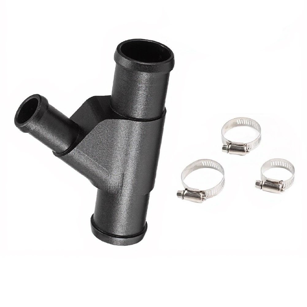 Aluminum Radiator Coolant Y-Pipe w Stainless Steel Clamps For F250 to F550
