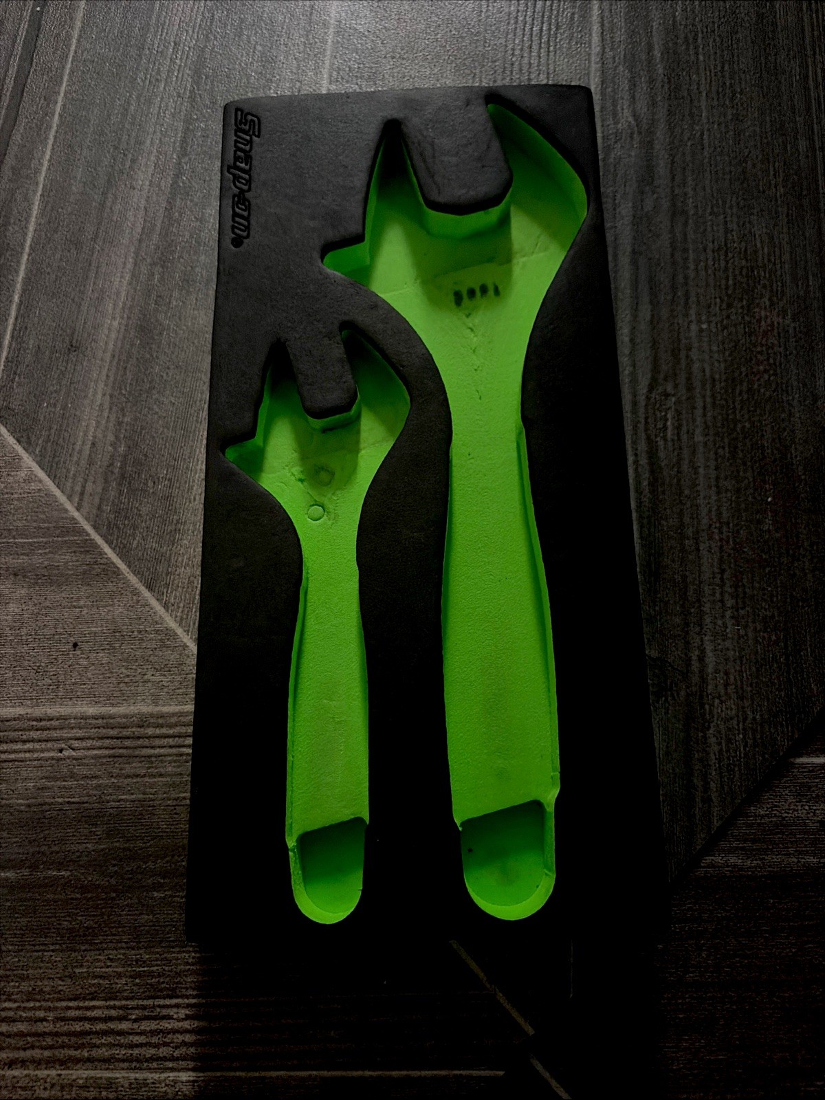 Snap-on Green Foam Adjustable Wrench Organizer. New, open box.
