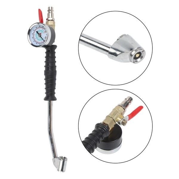 Robust Air Tire Inflator 220PSI with Pressure Gauge Ideal for Cars and Trucks