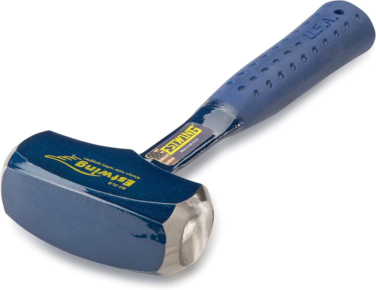 ESTWING Drilling/Crack Hammer – 3-Pound Sledge with Forged Steel 3 lbs, Multi