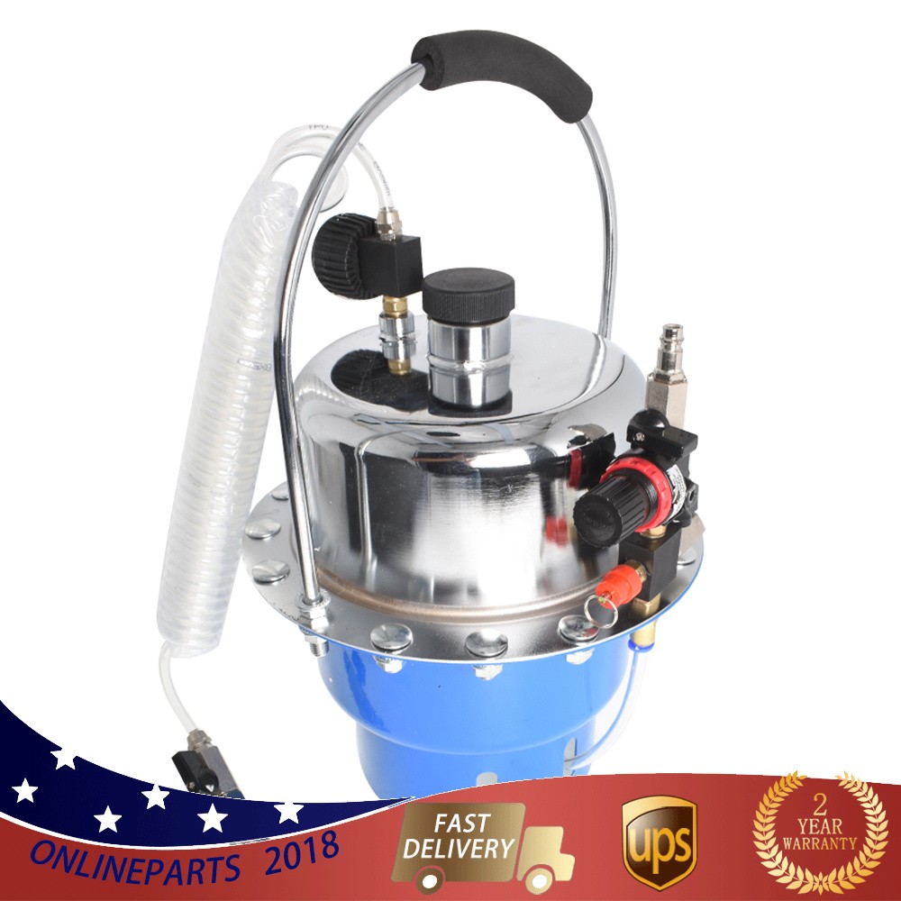 Brake & Clutch Bleeder Valve System Kit + Portable Pneumatic Air Pressure Kit