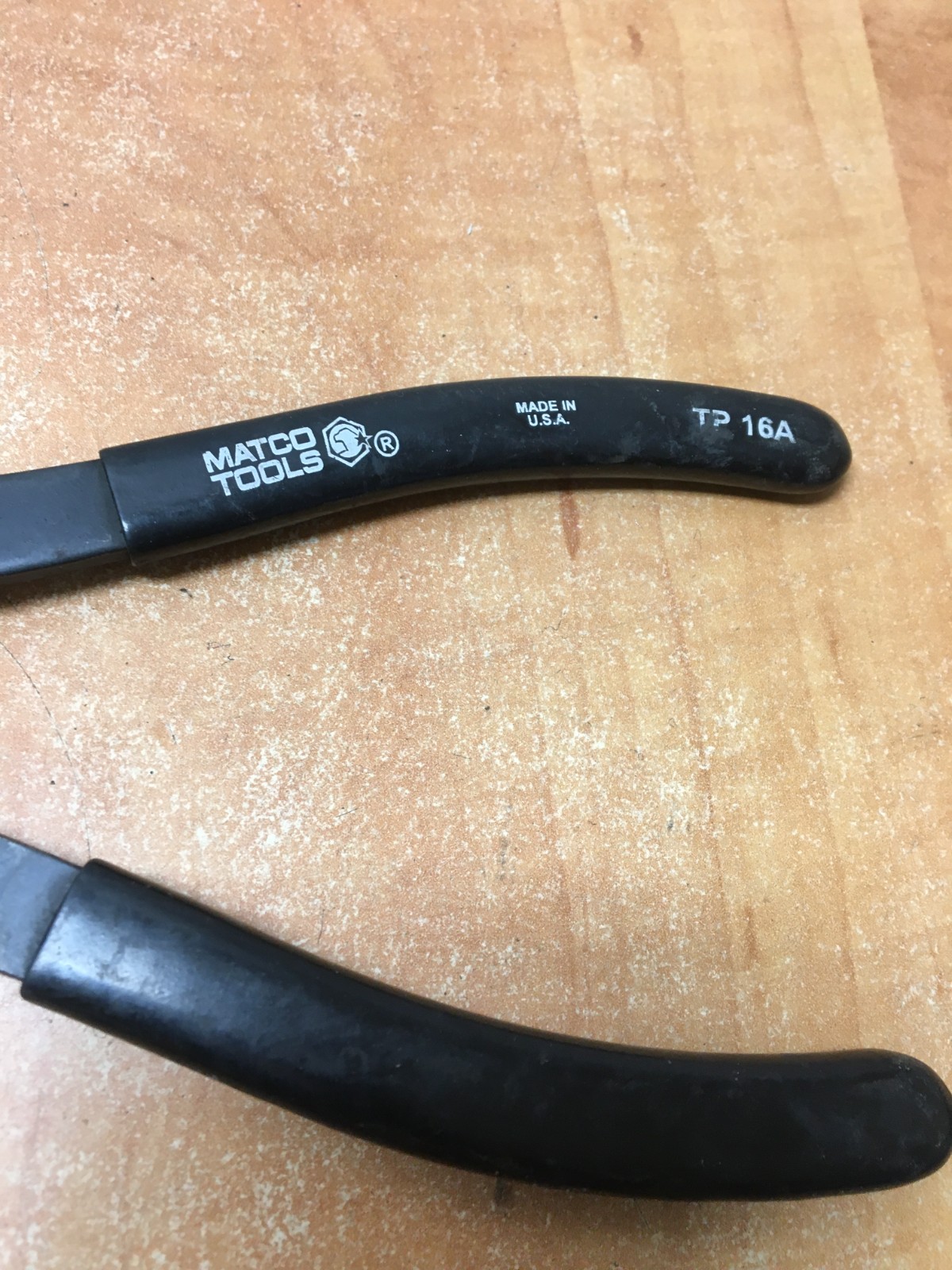Matco Tools TP16A Snap Ring Pliers Flat Nose Circlip Retaining Ring USA
