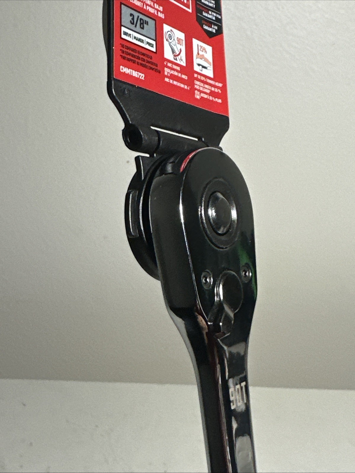 CRAFTSMAN 90 Tooth Quick Release Low Profile 3/8″ Inch Drive Ratchet Model 86722