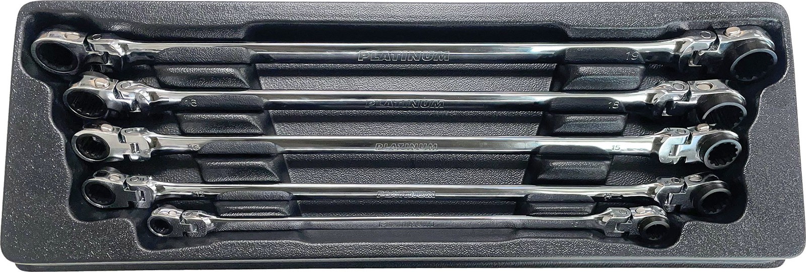PLT-99650 – 5Pc. XL Reversible Ratcheting Metric Wrench Set