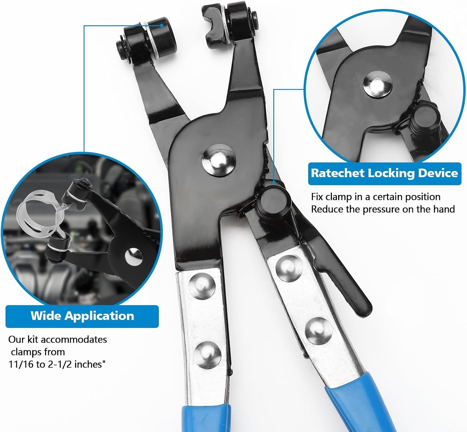 9pc Hose Clamp Pliers Set – Professional Automotive Tools