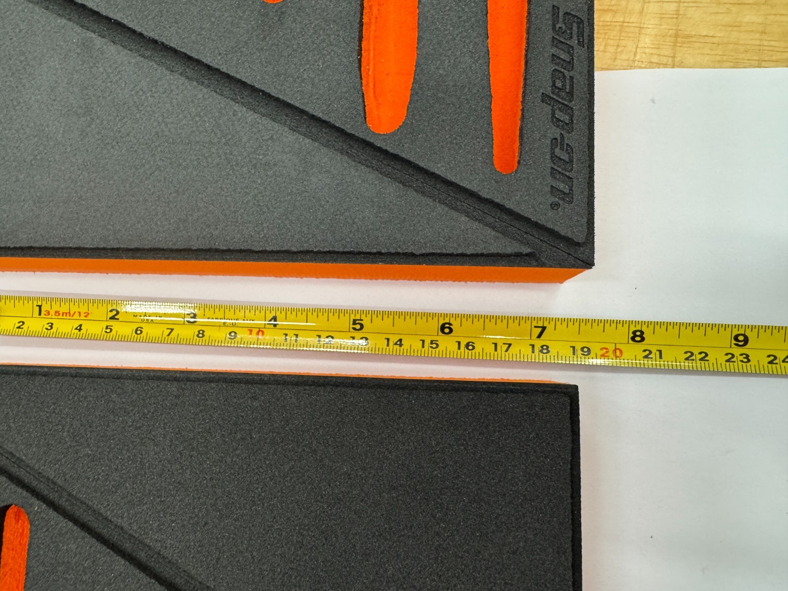 Snap-on Tools NEW 2pc ORANGE FOAM ORGANIZER TRAYS for 12pc Essential Plier Sets