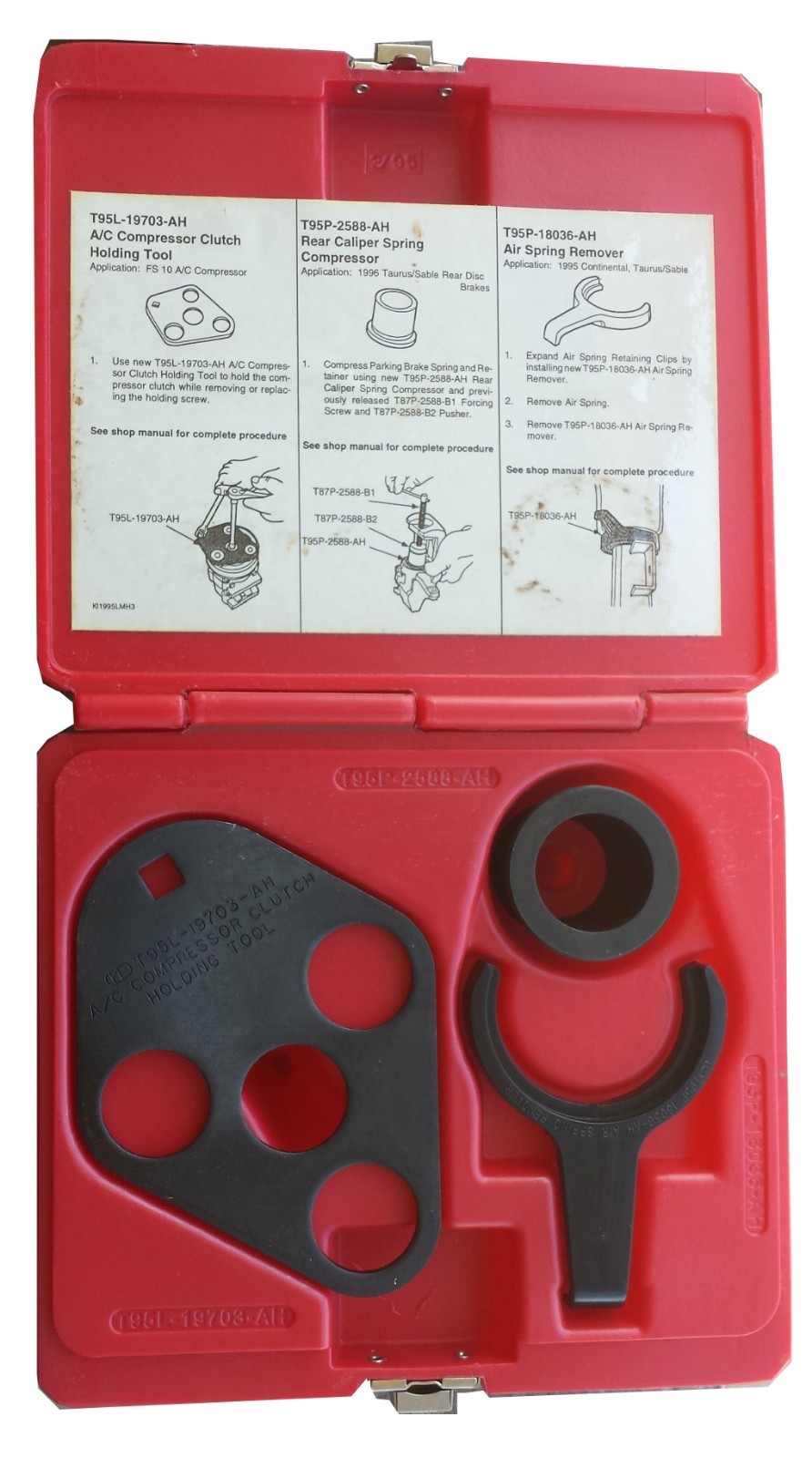 Compressor Clutch Holding Tool – CONTINENTAL FS10 TAURUS SABLE- TKIT-1995-LMH/MH