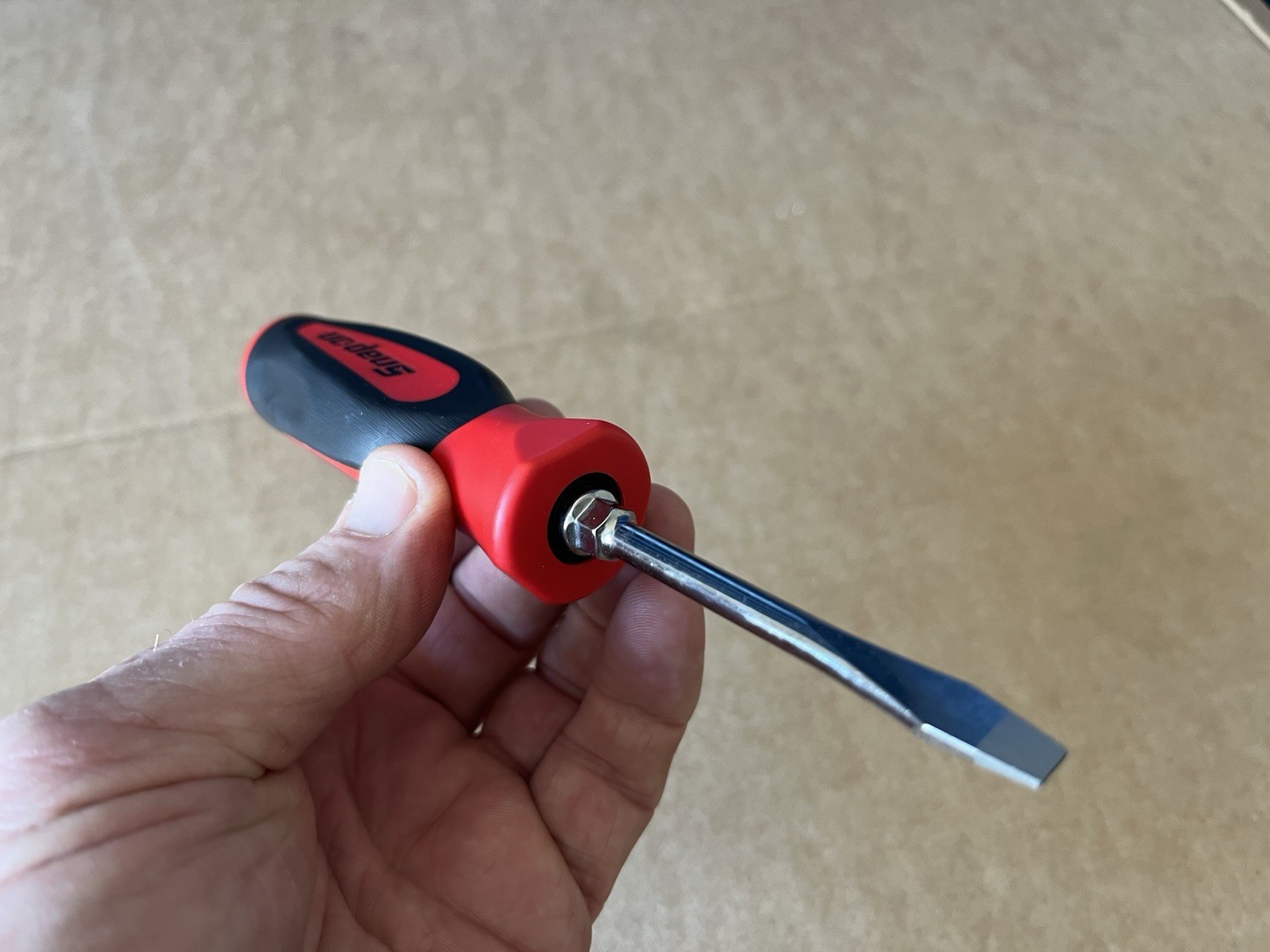 Snap On SGD2B Screwdriver 7/32” New Tool In Classic Red Instinct Handle