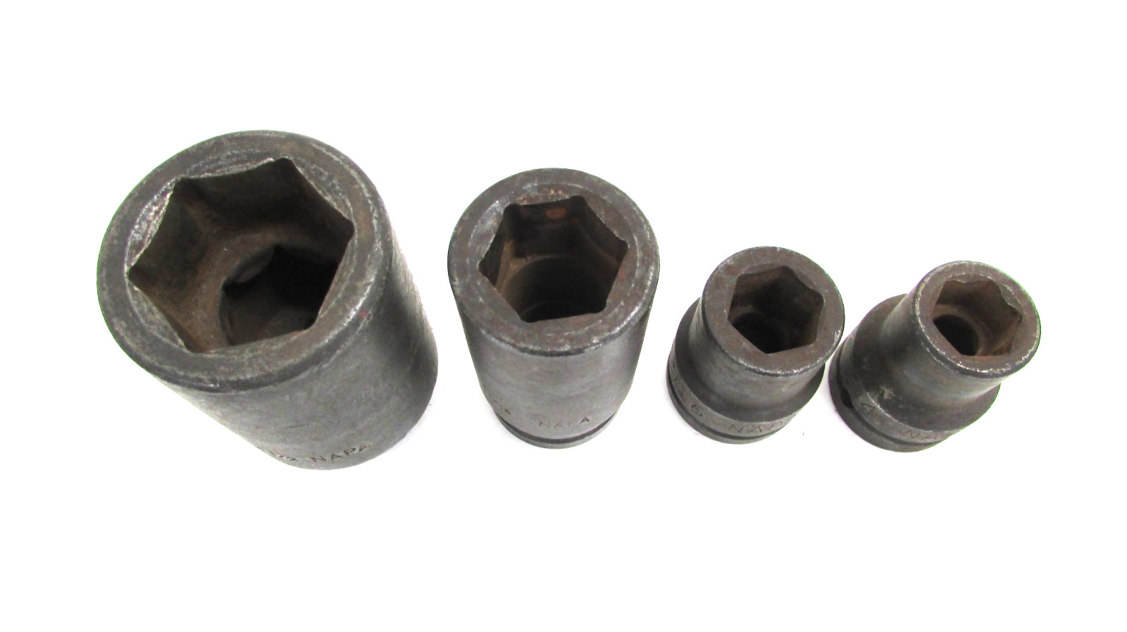 NAPA TOOLS 3/4” DRIVE 6 POINT IMPACT SOCKET SET, 4 pcs, USA